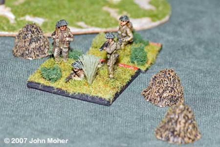 "SNAFU!" - In their haste to chase down the Sniper harassing them part of No.3 Platoon walk into the middle of an unmarked minefield!