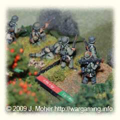 German Infantry advancing under fire - AB Figures.