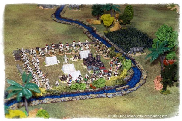 The DOA column's encampment. The DOA column's encampment.