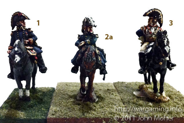 French General Figures 1, 2, & 3. French General Figures 1, 2, & 3.