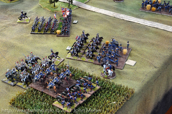Conclusion of Turn 19 on the left - the end and the French denied a decisive win. Conclusion of Turn 19 on the left - the end and the French denied a decisive win.