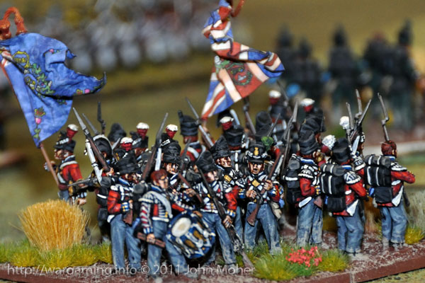 Turn 11 - The 3/1st Royal Scots form square Turn 11 - The 3/1st Royal Scots form square