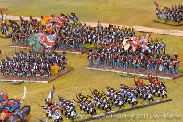 Late in Turn 7 - The dastardly III/2e Ligne in foreground Late in Turn 7 - The dastardly III/2e Ligne in foreground