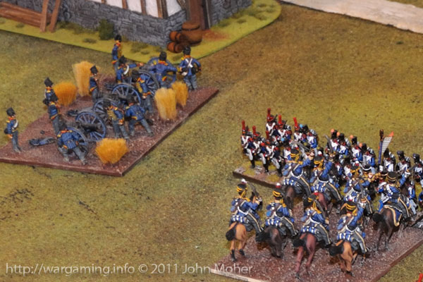 Early Turn 13 - The 13th Light Dragoons charge the II/3e Ligne Early Turn 13 - The 13th Light Dragoons charge the II/3e Ligne
