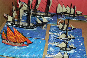 1/1200th Langton Miniatures US & Spanish 1/1200th Langton Miniatures - USS Constitution (44), United States (44), Congress (36), & various 28-gun Frigates; and a Spanish or Corsair Xebec.
