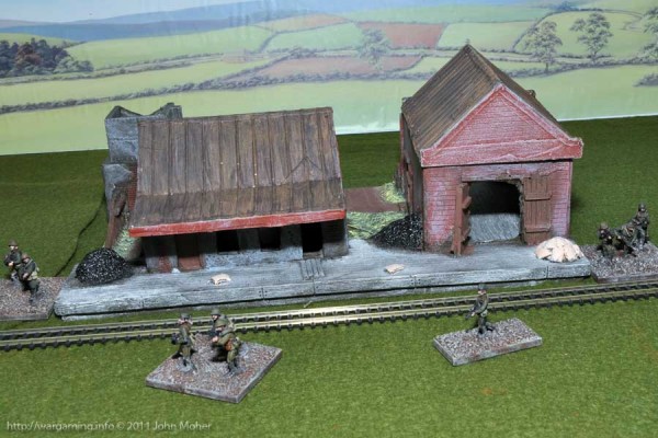 LM49 Russian & Eastern European rural Railway Station - Front View