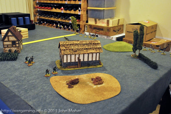 The Farm at the centre of the Skirmish The Farm at the centre of the Skirmish looking from the right rear of the 95th Rifles.