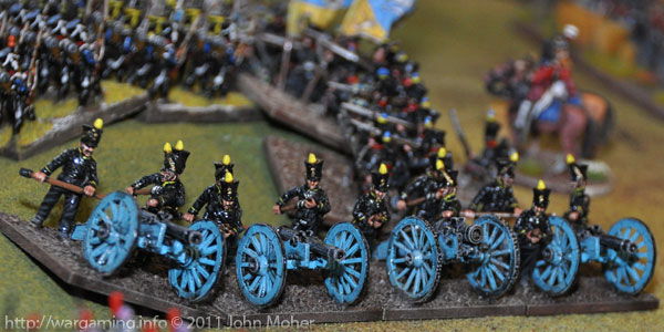 Major Moll’s 6pdr Brunswick Foot Artillery Battery 