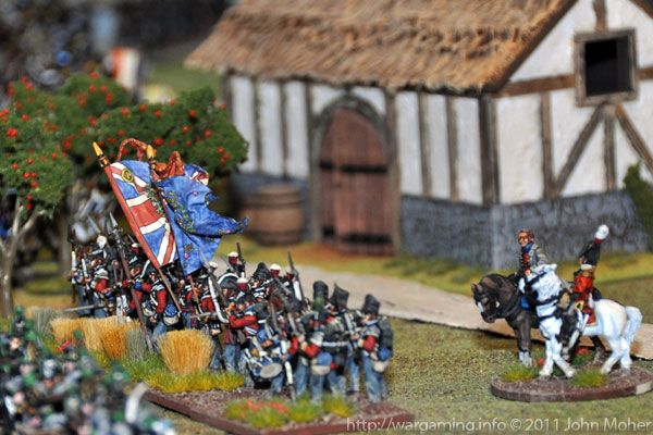 3/1st Foot (The Royal Scots) with General Pack observing