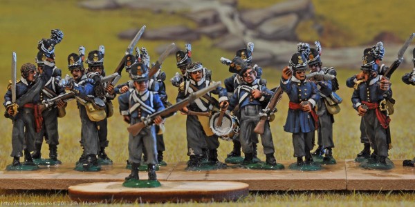 7th Belgian Line Battalion - Right & Centre Companies