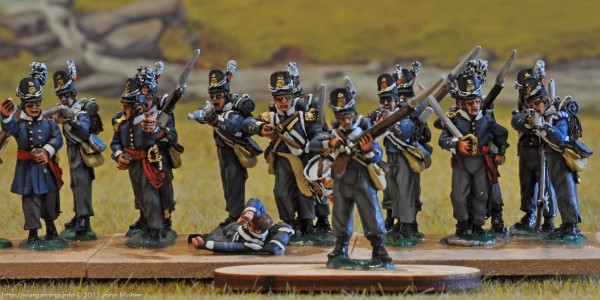 7th Belgian Line Battalion - Centre & Left (Flanquer) Companies
