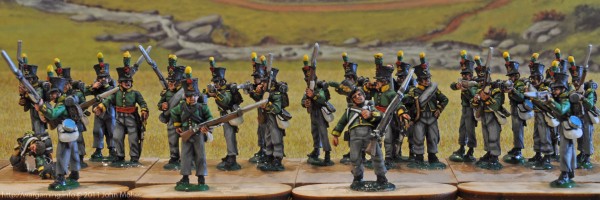 27th Dutch Jäger Battalion - Centre & Left (Flanquer) Companies