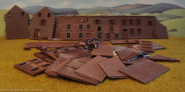 The assorted Najewitz parts - this is 3 buidling kitsets' worth