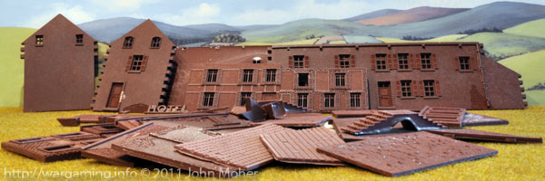 Najewitz Modellbau Building Kitsets - these are the parts for 3 separate buildings...