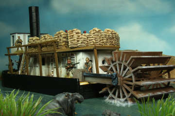 Najewitz 28mm modular River Steamer