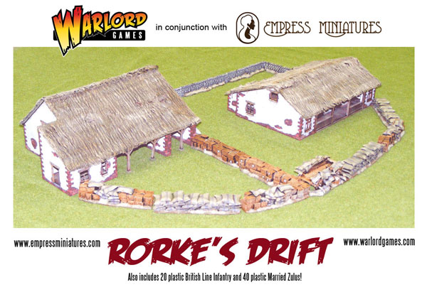 The Warlord Games Rorke's Drift set assembled The Warlord Games Rorke's Drift set assembled