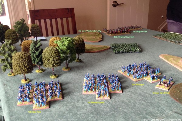My Brigade begins its approach...