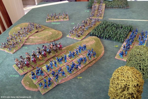 The 30th VA Cavalry moving to our left.