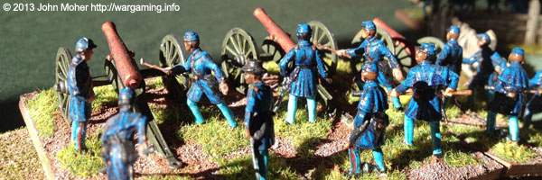 The magnificently handled Battery (or Company) M, 2nd US Artillery under Captain Benson. The magnificently handled Battery (or Company) M, 2nd US Artillery under Captain Benson.