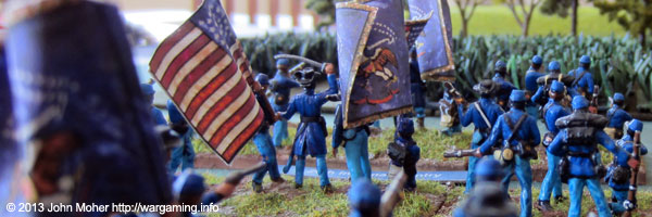 The 63rd Pennsylvania & 20th Indiana Infantry Regiments Advance.