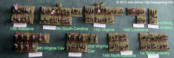 General Longman's Confederate Division, Early 1864.