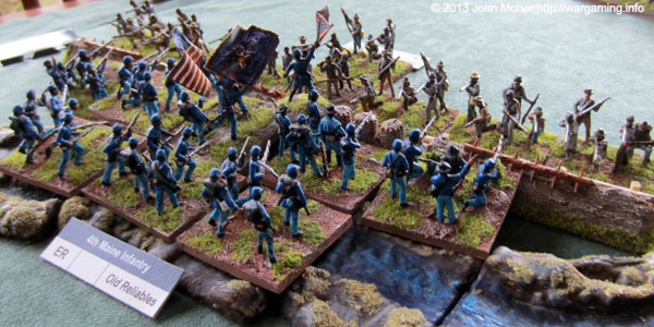 The 4th Maine's Brave Initial Assault Of The Earthworks!