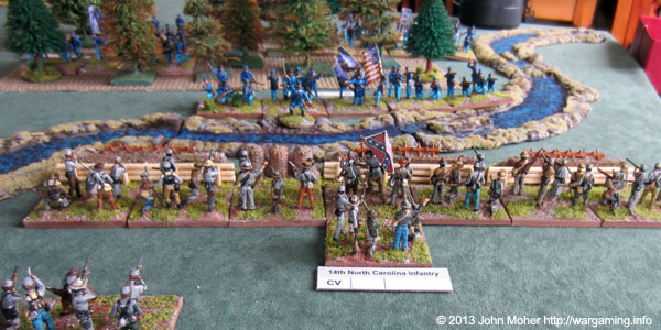 The 4th Maine Repulsed By The 14th North Carolina.