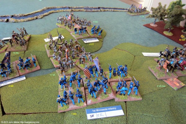 The 1st Minnesota Hold The Last Line Of Defence...