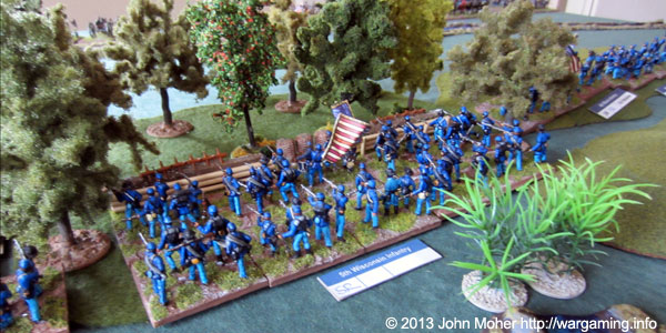 5th Wisconsin Entrenched In The Central Wood.