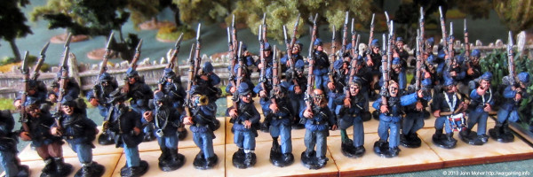 Union Infantry March Attack #4.