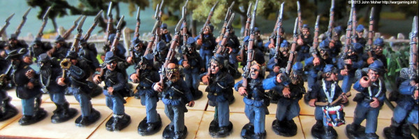 Union Infantry March Attack #1.