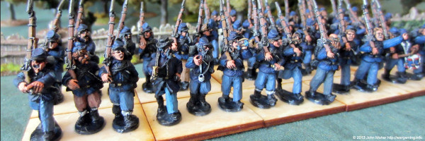 Union Infantry March Attack #2.