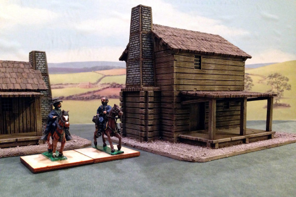 Warlord Games' North American Settler's Cabins