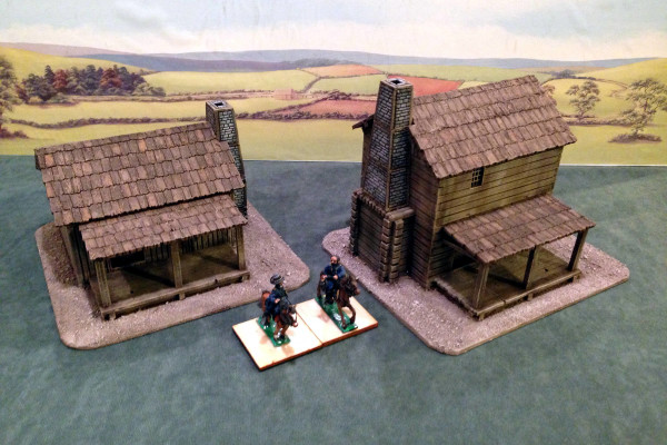 Warlord Games' North American Settler's Cabins
