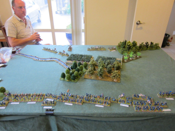 Longstreet Campaign Battle 8 Initial Deployment