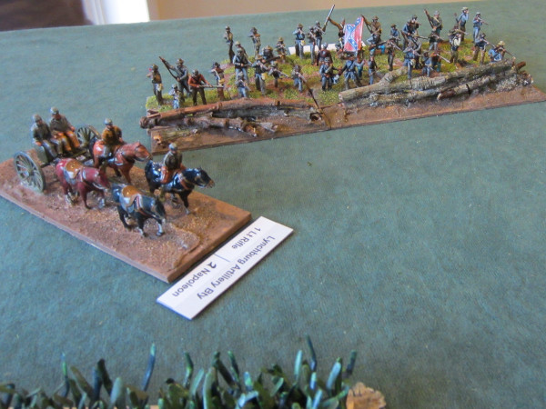 Lynchburg Artillery moves up from reserve