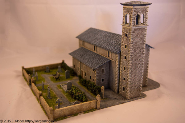 Italeri Church - Right Rear Three-Quarter View