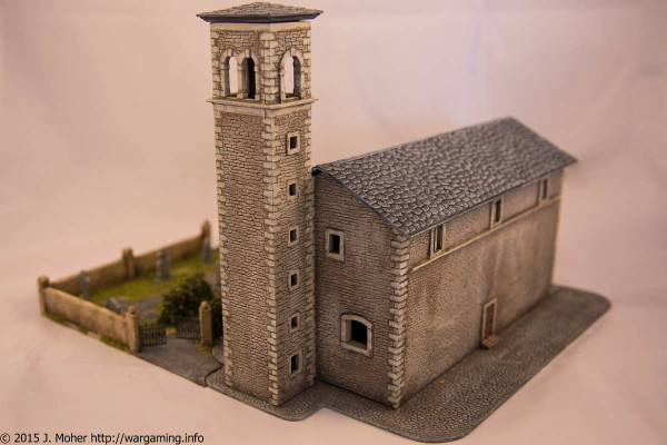 Italeri Church - Left Rear Three-Quarter View