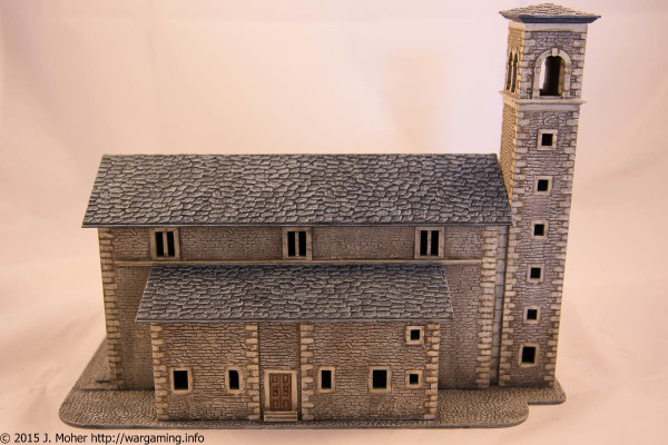 Italeri Church - Right Side sans Graveyard