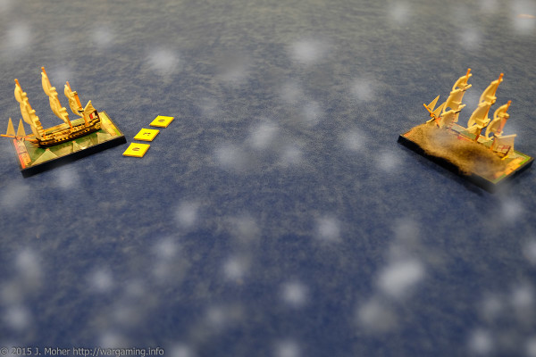Dryade & HMS Sybille first volley - Wargaming.info