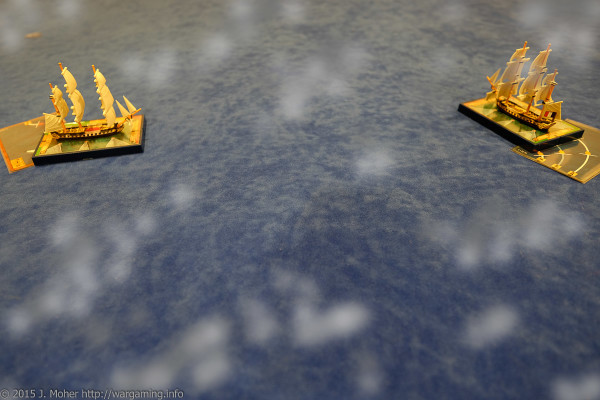 Dryade & HMS Sybille Turn 2 - Wargaming.info