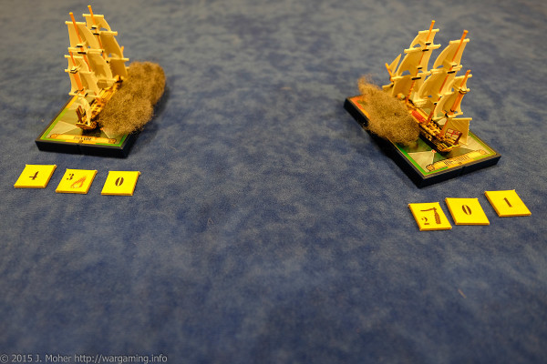 Dryade and HMS Sybille exchange broadsides - Wargaming.info