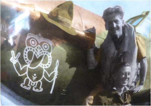 135 Squadron Tiki Nose Art RAF India 1943