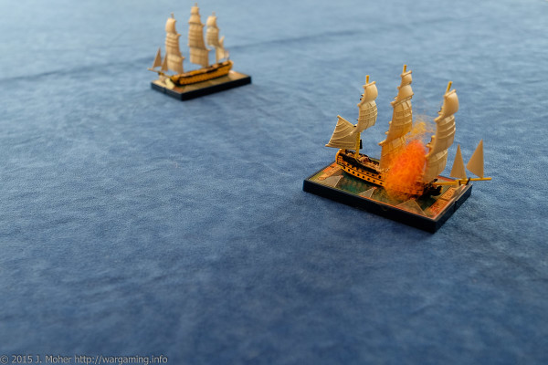 Généreux vs. HMS Vanguard