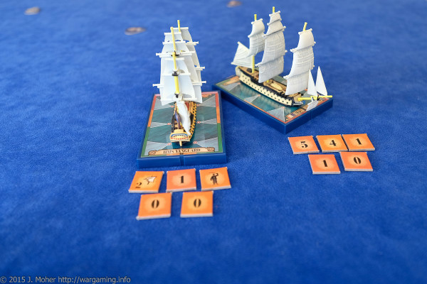 Généreux vs. HMS Vanguard