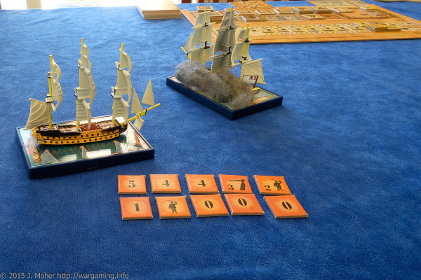 Audacieux vs. HMS Vanguard Wargaming.info