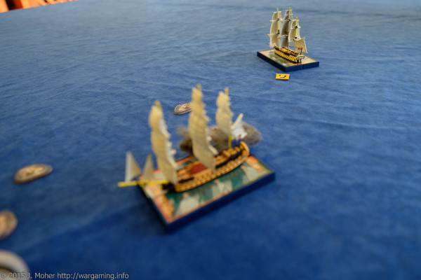 Audacieux vs. HMS Vanguard Wargaming.info