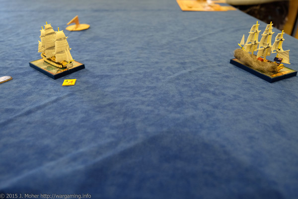 Audacieux vs. HMS Vanguard Wargaming.info