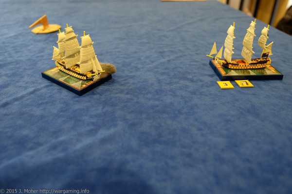 Audacieux vs. HMS Vanguard Wargaming.info