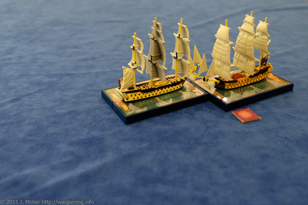 Audacieux vs. HMS Vanguard Wargaming.info